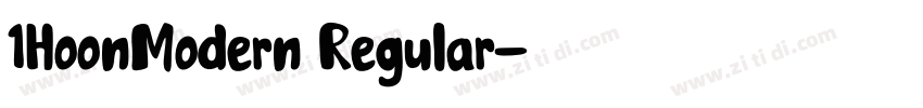 1HoonModern Regular字体转换 1HoonModern Regular字体转换
